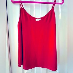 Aritzia Babaton Red Tank Top